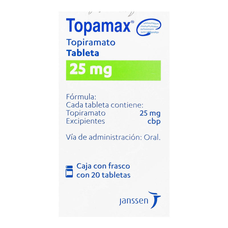 Topamax 25Mg Con 20 Tabletas (Topiramato) - WeCare Pharma