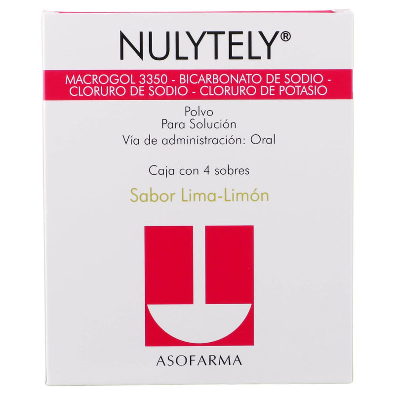 Nulytely Sobre 110.1G Con 4 Lima-Limon (Macrogol/Sodio/Potasio) - WeCare Pharma