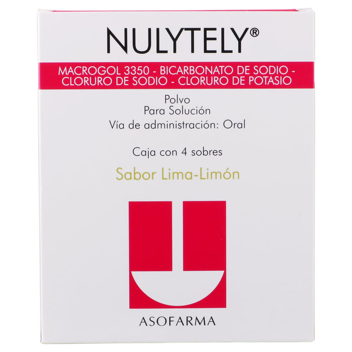 Nulytely Sobre 110.1G Con 4 Lima-Limon (Macrogol/Sodio/Potasio) 1 - 7501871730322