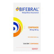 Bifebral 300Mg/100Mg Con 12 Tabletas (Ketoprofeno/Paracetamol) - WeCare Pharma