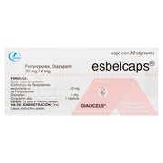 Esbelcaps (Fenproporex/Diazepam) Capsulas 20Mg/6Mg Con 30 - WeCare Pharma