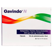 Gavindo Ncap 300Mg/100Mg/0.200Mg Con 60 (Gabapentina/Tiamina/Cinocobalamina) - WeCare Pharma