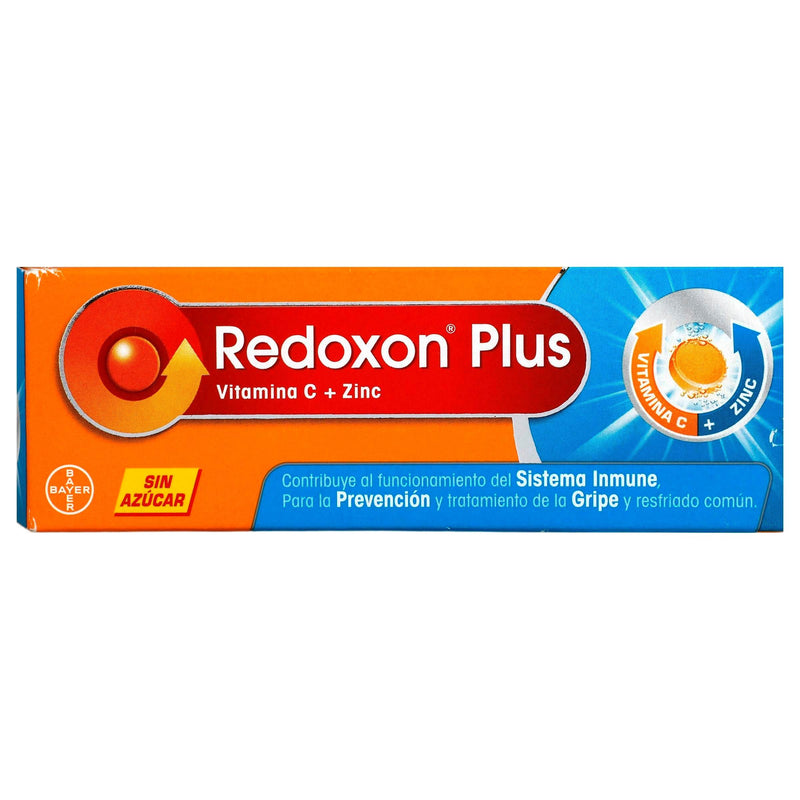 Redoxon Plus 1G/10G Con 10 Tabletas (Vitamina Con Zinc) - WeCare Pharma