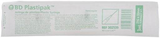 Jeringa 3Ml 21Gx32M Con 1 Pieza Bd Plastipak - WeCare Pharma