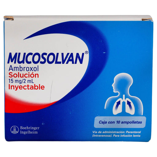 Mucosolvan 15Mg Con 10 Ampulas (Ambroxol) - WeCare Pharma