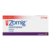 Zomig (Zomitriptilano) Tabletas 2.5Mg Con 2 - WeCare Pharma