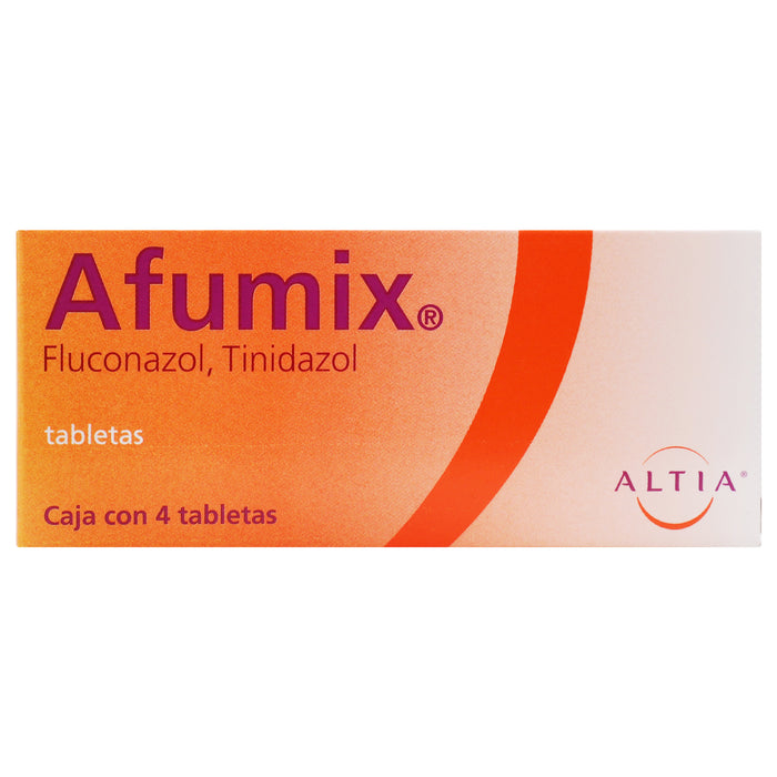 Afumix 37.5/500Mg Con 4 Tabletas (Fluconazol/Tinidazol) 1 - 7501314705542