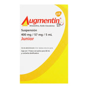 Augmentin 12H Jr Suspensión 400Mg/57Mg/5Ml 60Ml (Amoxicilina/Clavulanato) - WeCare Pharma