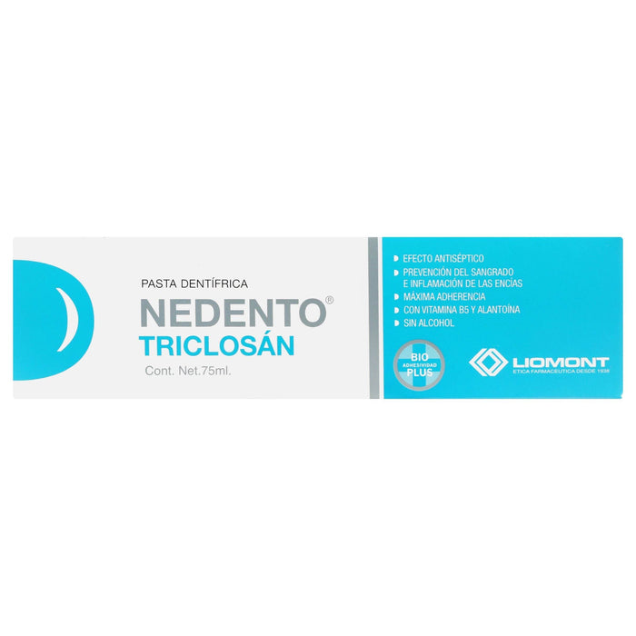 Nedento (Triclosan) Pasta Dentrifica 75Ml - WeCare Pharma
