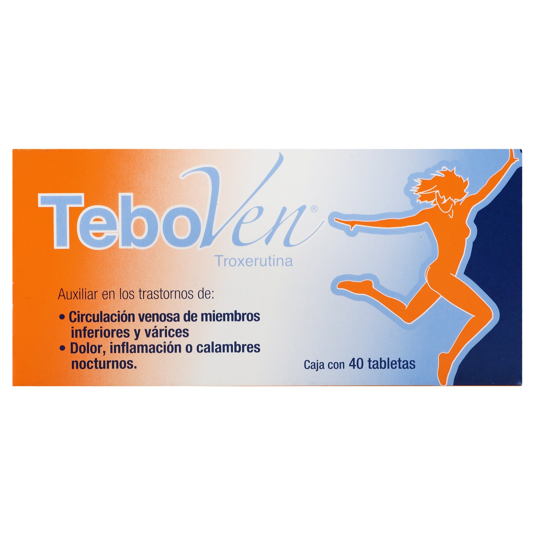 Teboven 300Mg Con 40 Tabletas (Troxerutina) 1 - 7501168870403