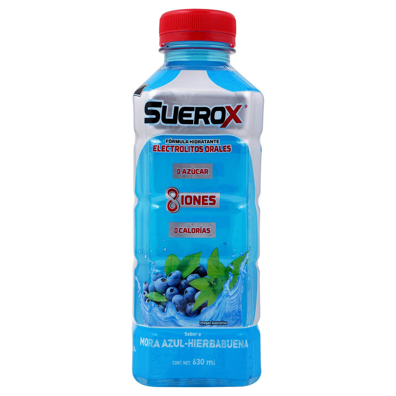 Suerox Adulto 8Iones Frasco 630Ml Mora (Electrolitos Orales) - WeCare Pharma