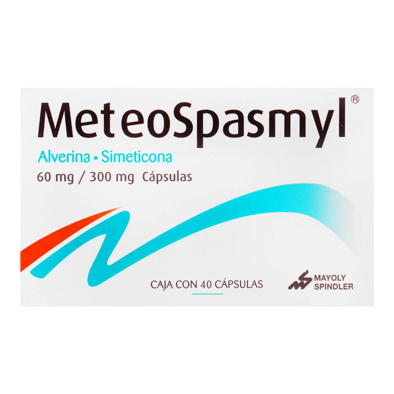 Meteospasmyl 60Mg/300Mg Con 40 Capsulas (Alverina/Simeticona) - WeCare Pharma