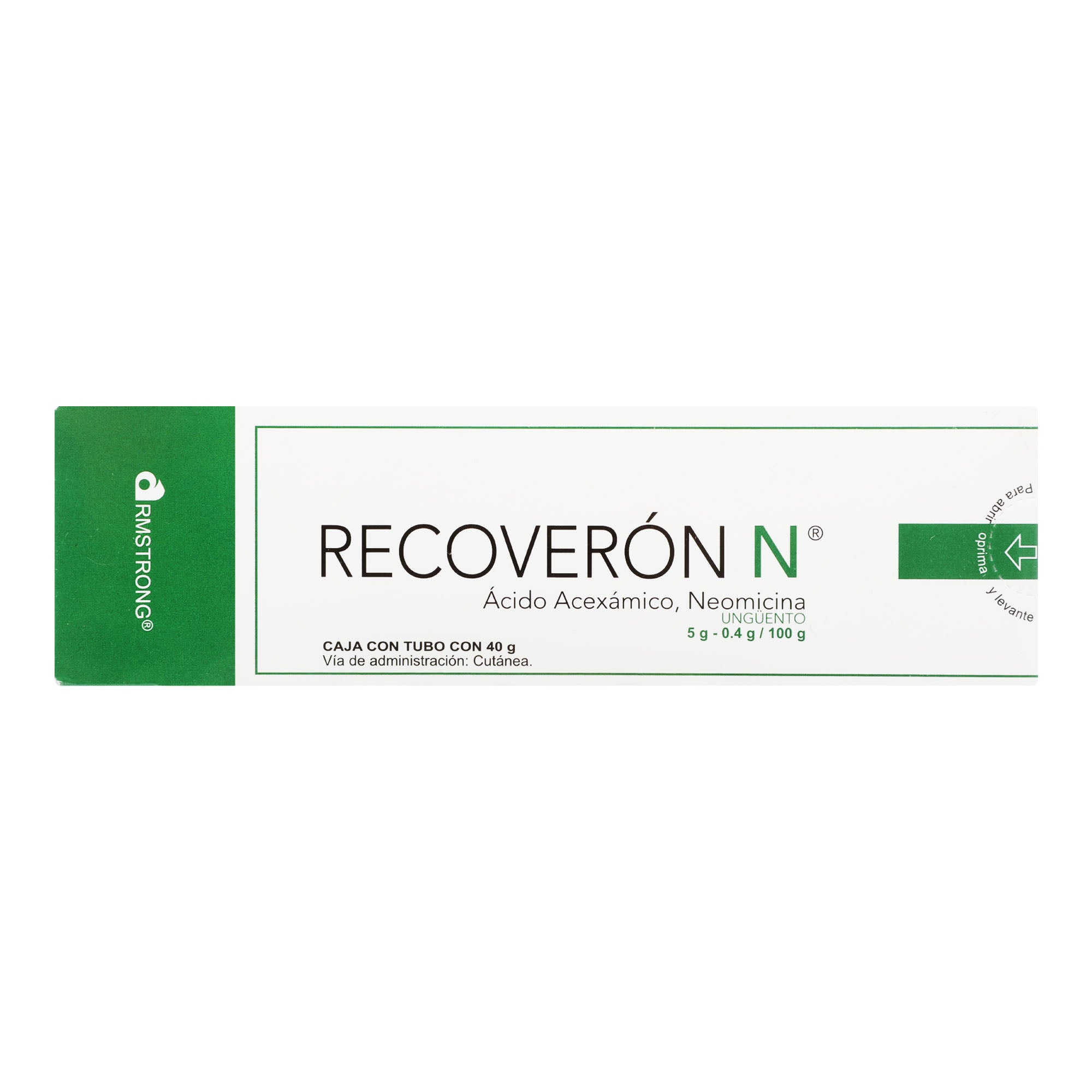 Recoveron N Ung 5G/0.4G 40G (Acido Acexamico/Neomicina) 1 - 7501089804310