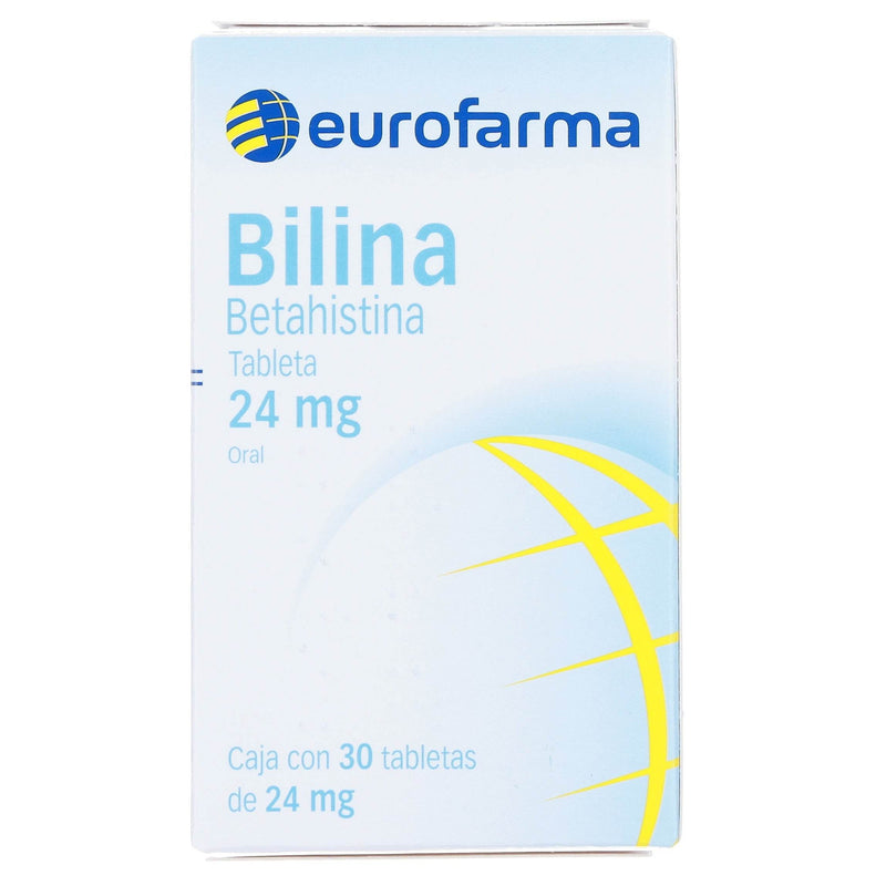 Bilina (Betahistina) Tabletas 24Mg Con 30 - WeCare Pharma