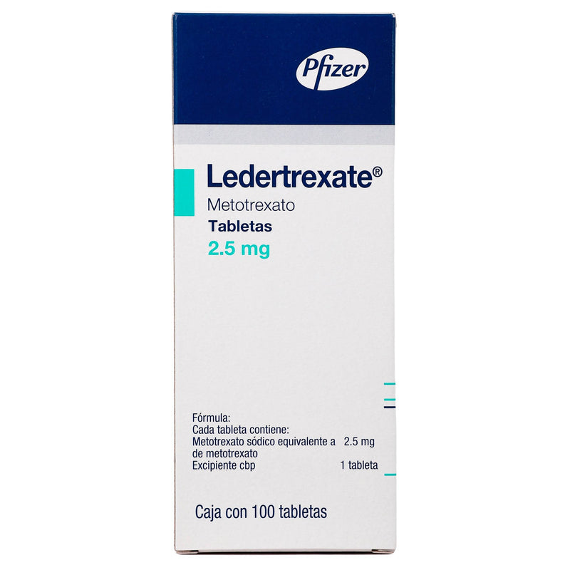 Ledertrexate 2.5Mg Con 100 Tabletas (Metotrexato) - WeCare Pharma