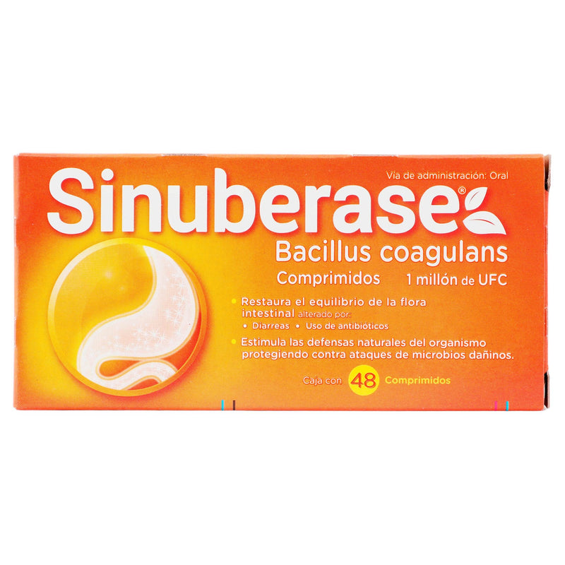 Sinuberase 1Mill Ufc Con 48 Comprimidos (Bacillus Clausii) - WeCare Pharma