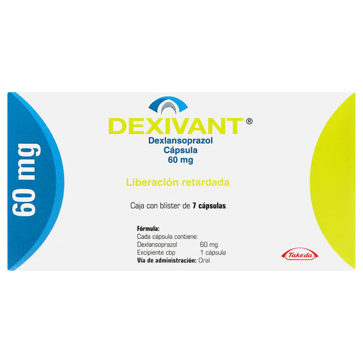 Dexivant 60Mg Con 7 Capsulas (Dexlansoprazol) 1 - 7501092722106