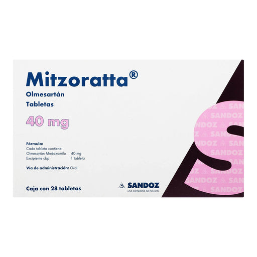 Mitzoratta 40Mg Con 28 Tabletas (Olmesartan) - WeCare Pharma