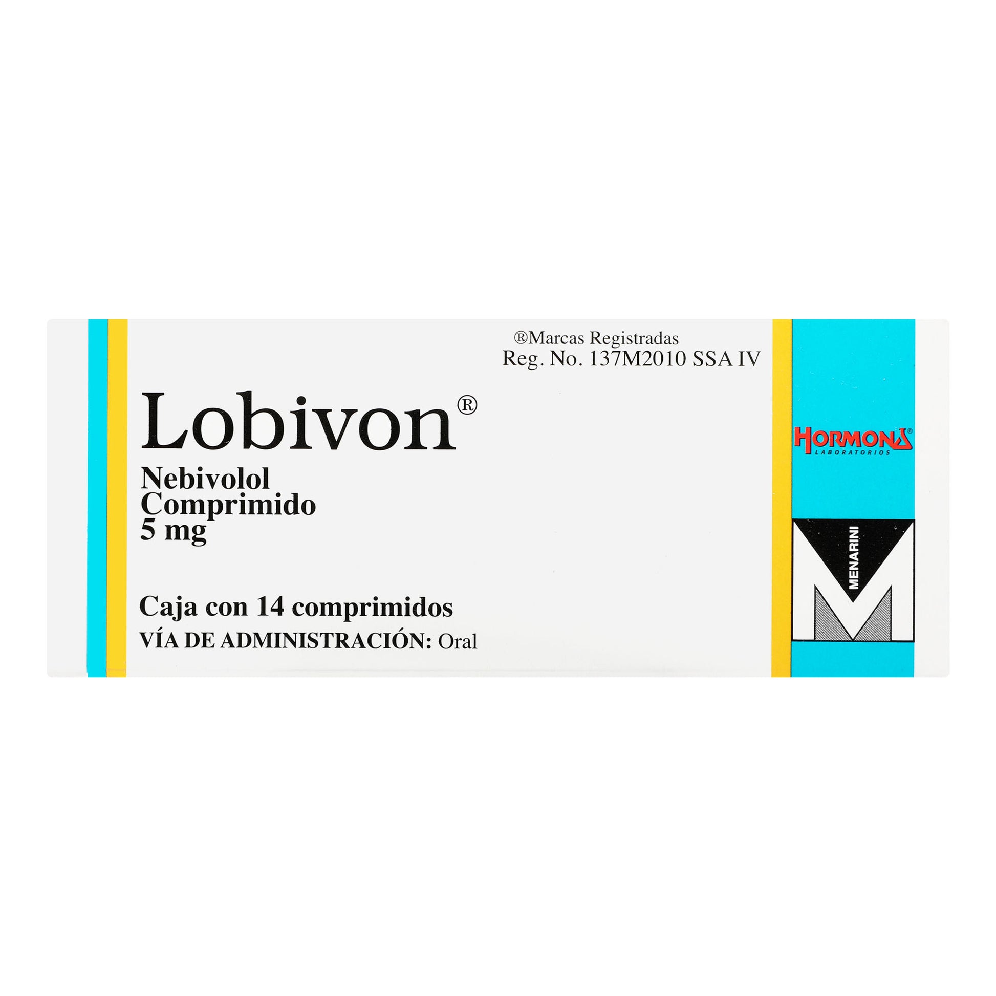 Lobivon 5Mg Con 14 Comprimidos (Nebivolol) 1 - 7501385494901