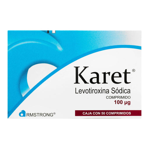 Karet 100Mcg Con 50 Tabletas (Levotiroxina Sodica) - WeCare Pharma