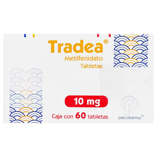 Tradea (Metilfenidato) Tabletas 10Mg Con 60 - WeCare Pharma