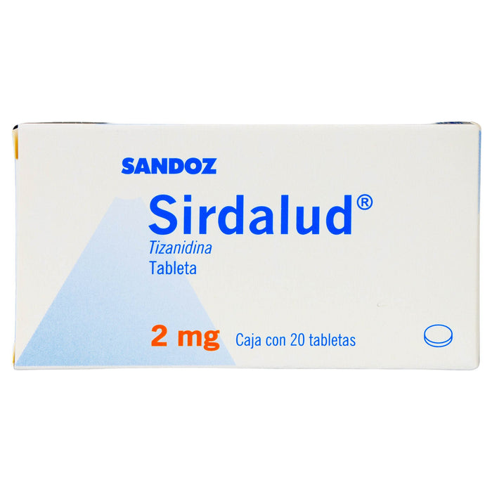 Sirdalud (Tizanidina) Con 20 Tabletas De 2Mg S - WeCare Pharma