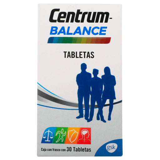 Centrum Balance Con 30 Tabletas (Multivitaminico) - WeCare Pharma