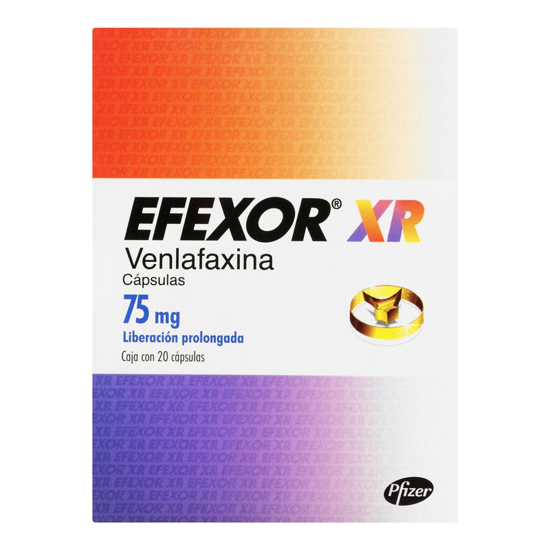 Efexor Xr 75Mg Con 20 Capsulas (Venlafaxina) - WeCare Pharma