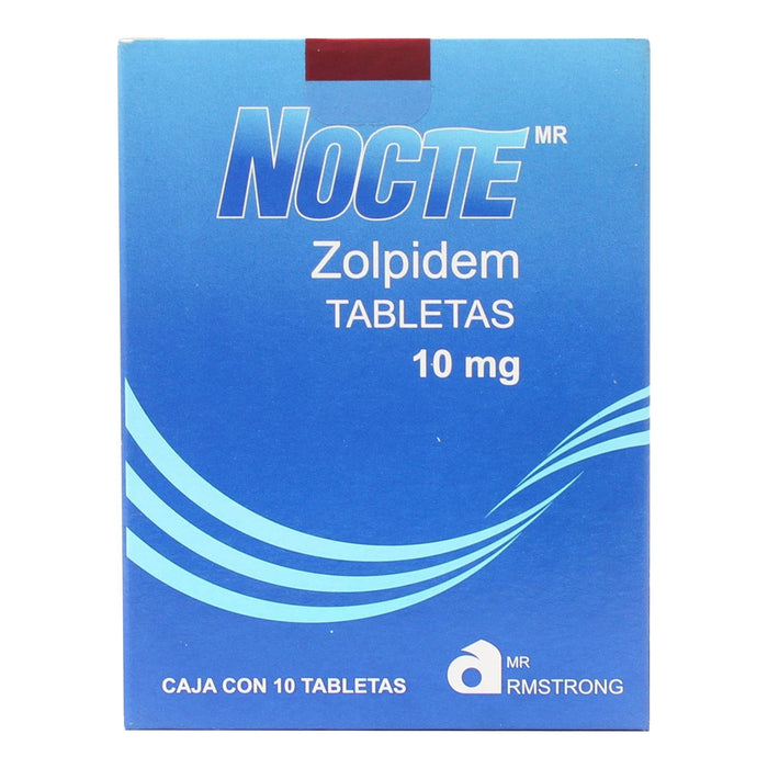 Nocte (Zolpidem) Tabletas 10Mg Con 10 - WeCare Pharma