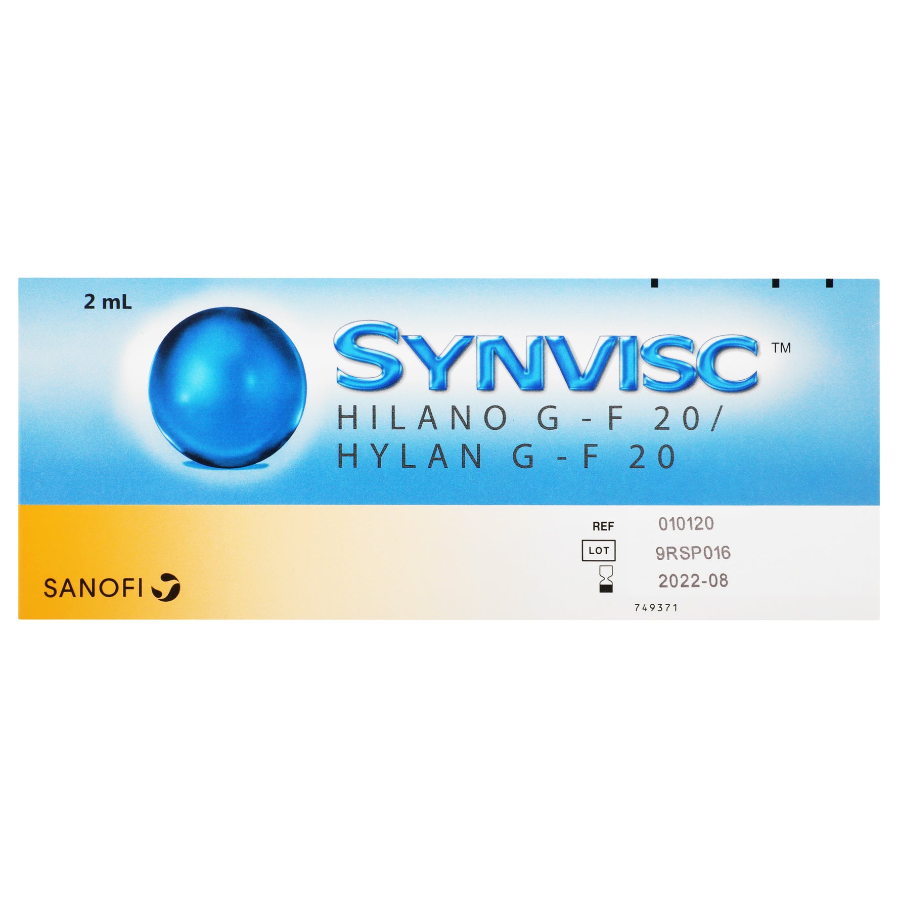 Synvisc Jeringa 8Mg/Ml 2Ml (Hilano G-F 20) 1 - 7502244510039