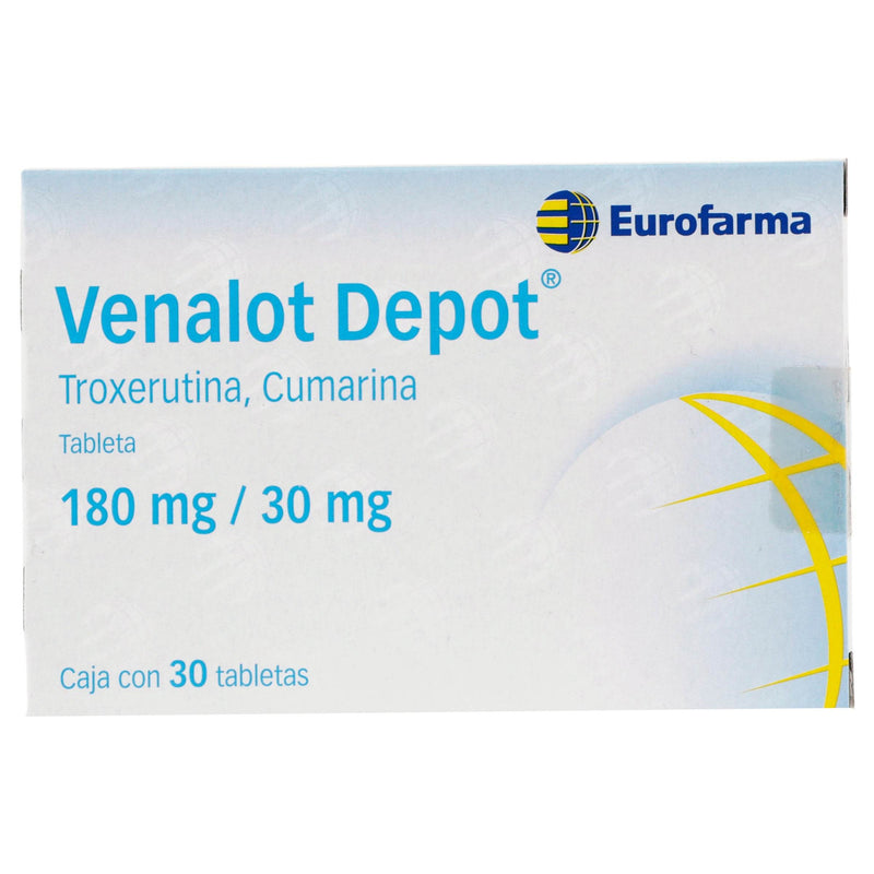 Venalot Depot 180Mg/30Mg Con 30 Tabletas (Troxerutina/Cumarina) - WeCare Pharma