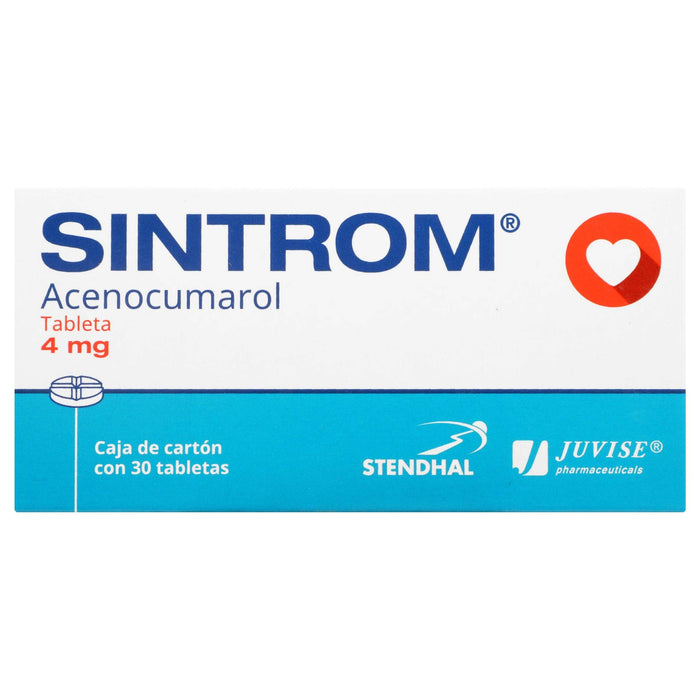 Sintrom 4Mg Con 30 Tabletas (Acenocumarol) - WeCare Pharma