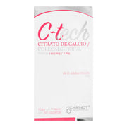C-Tech 1495Mg/2Mg Con 60 Tabletas (Calcio/Colecalciferol) - WeCare Pharma