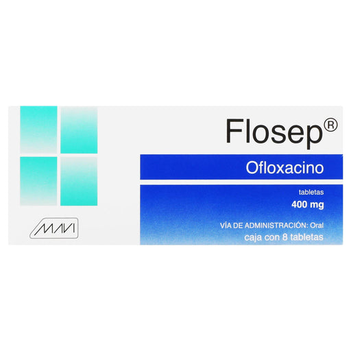 Flosep Ofloxacino 400Mg Con 8 - WeCare Pharma