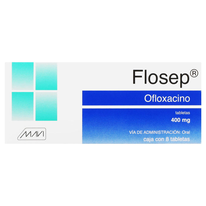 Flosep Ofloxacino 400Mg Con 8 - WeCare Pharma