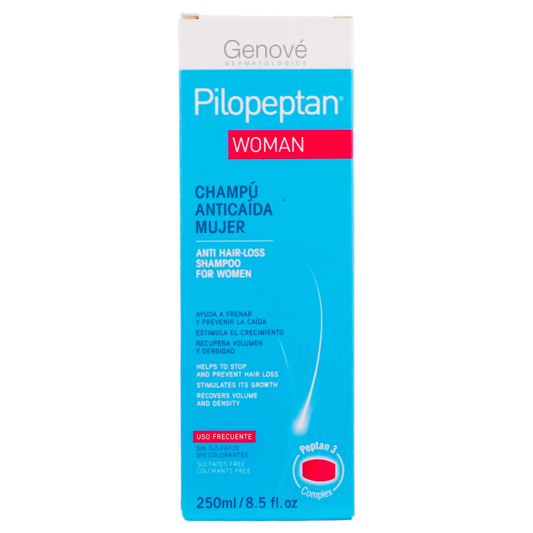 Genové Pilopeptan Shampoo Anticaida Mujer 250Ml 1 - 8423372840173