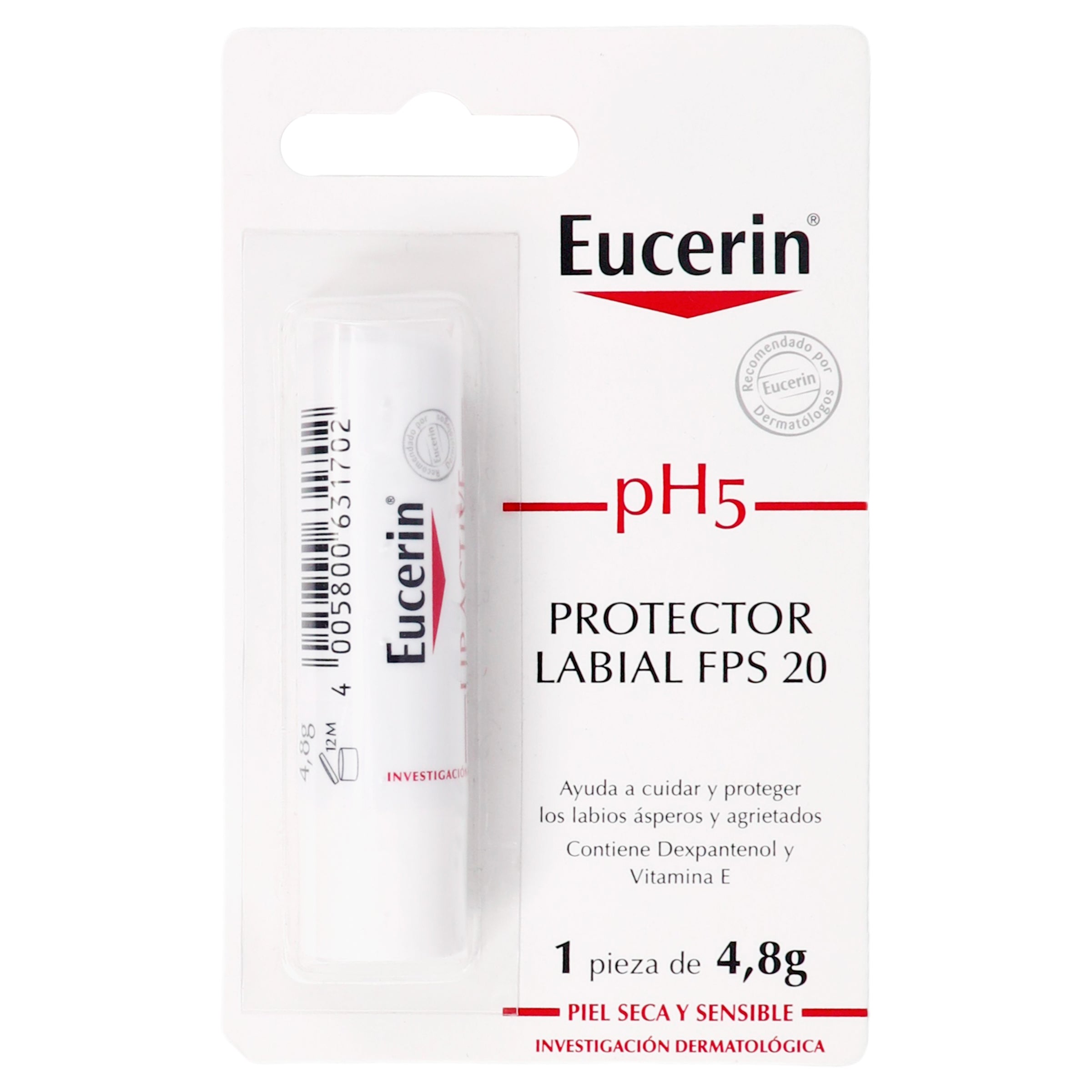 Eucerin Pomada Labial Ph5 Fps20+4.8G 1 - 4005800631702