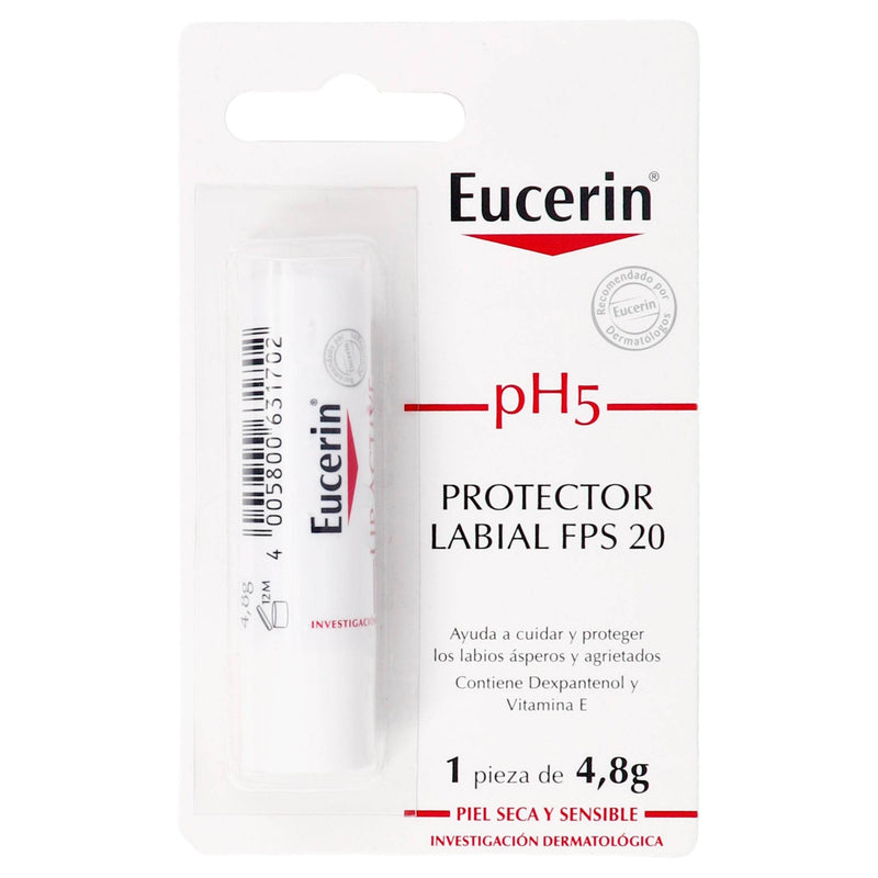 Eucerin Pomada Labial Ph5 Fps20+4.8G - WeCare Pharma