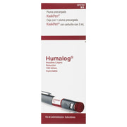 Humalog 100Unid/Ml 3Ml Con 1 Ampulas (Insulina Humana) - WeCare Pharma