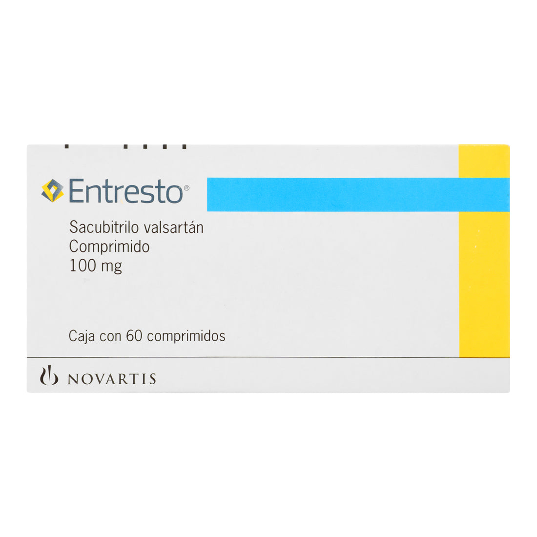 Entresto 100Mg Con 60 Comprimidos (Sacubitrilo Valsartan) 1 - 7501124819224