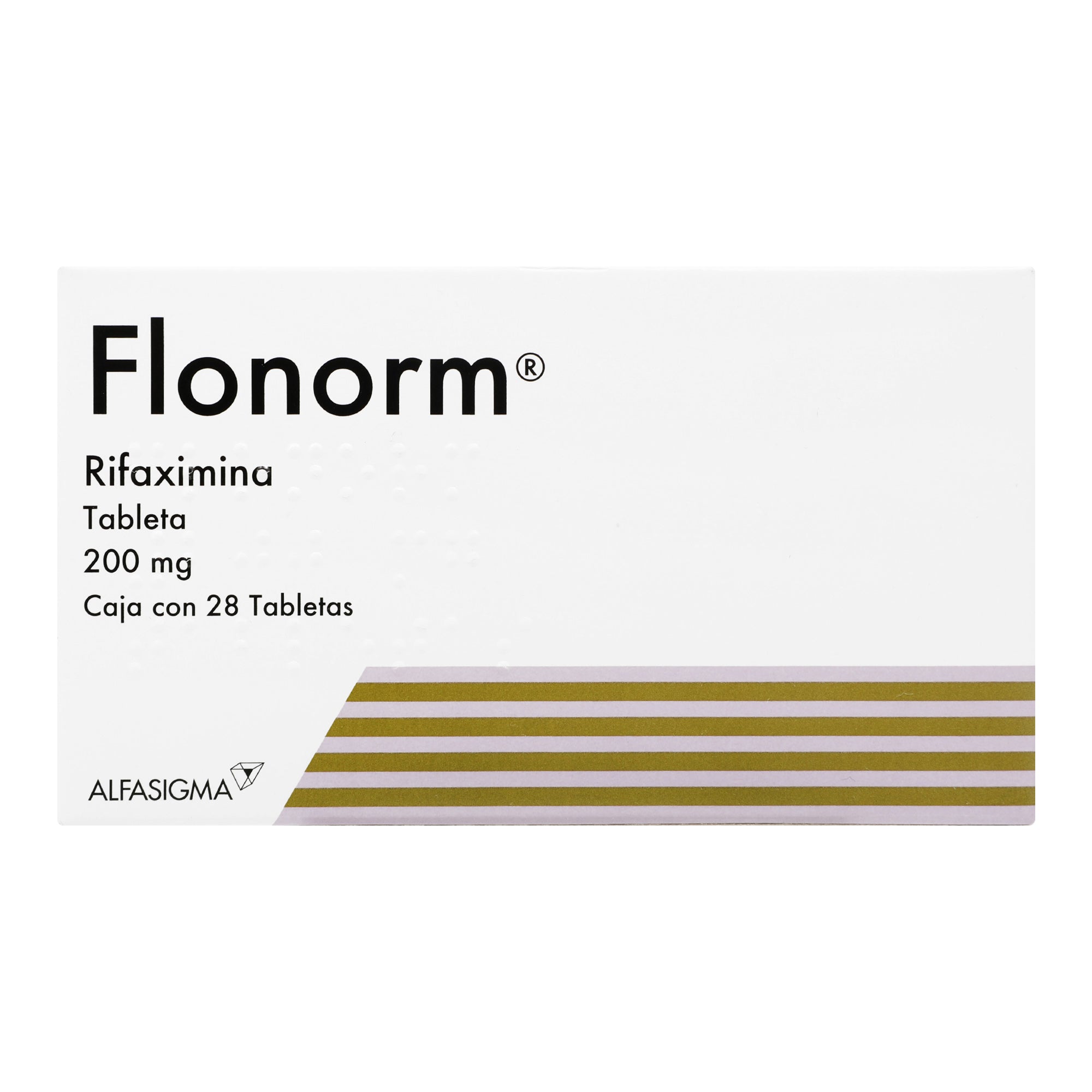 Flonorm 200Mg Con 28 Tabletas (Rifaximina) 1 - 8020030053106