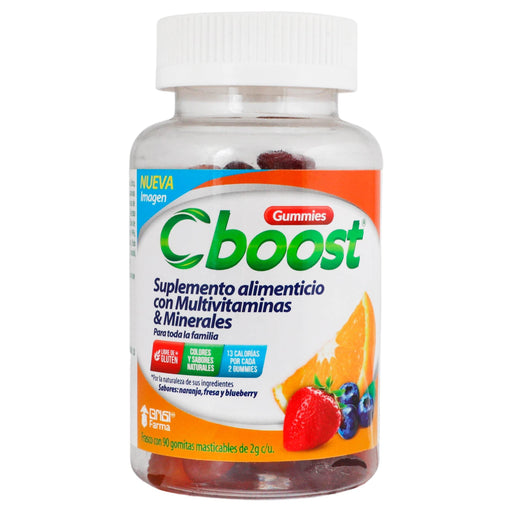 Cboost Gomitas 2G Con 90 (Multivitaminas/Minerales) - WeCare Pharma