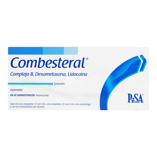 Combesteral Con 1 Ampulas (Complejo B/Lidocaina/Dexametasona) - WeCare Pharma