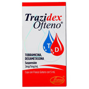 Trazidex Ofteno Gotas 3Mg/1Mg 5Ml (Tobramicina/Dexametasona) - WeCare Pharma