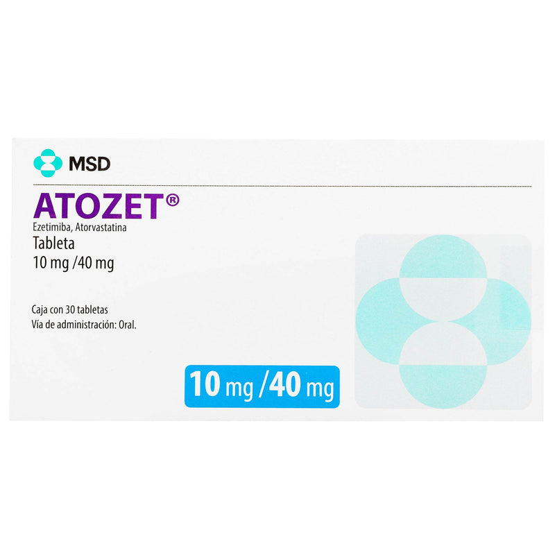 Atozet 10Mg/40Mg Con 30 Tabletas (Ezetimiba/Atorvastatina) - WeCare Pharma