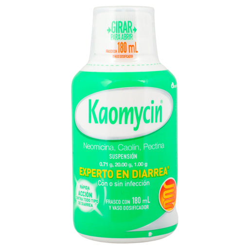 Kaomycin Suspensión 0.71G/20G/1G 180 Ml (Neomicina/Caolin/Pectina) 1 - 7501089809452