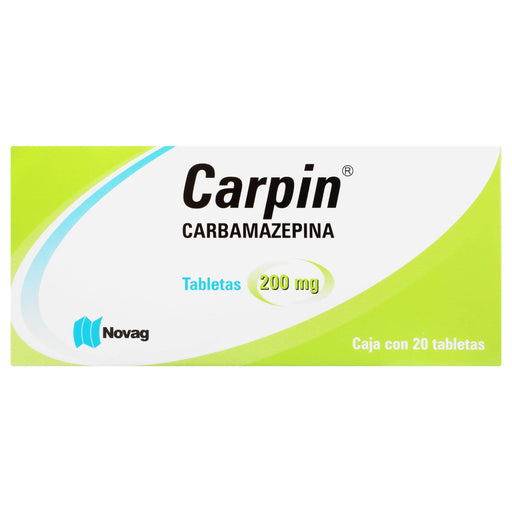 Carpin 200Mg Con 20 Tabletas (Carbamazepina) - WeCare Pharma