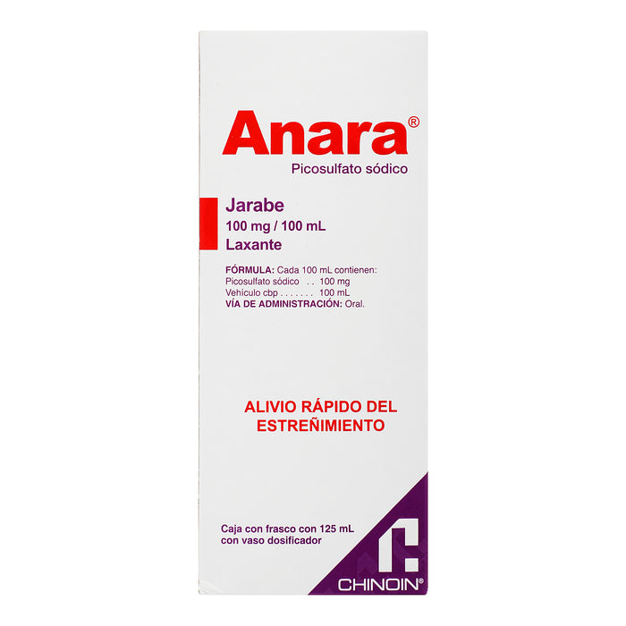 Anara Jarabe 100Mg/100Ml 125 Ml (Picosulfato Sodico) 1 - 7501088536410