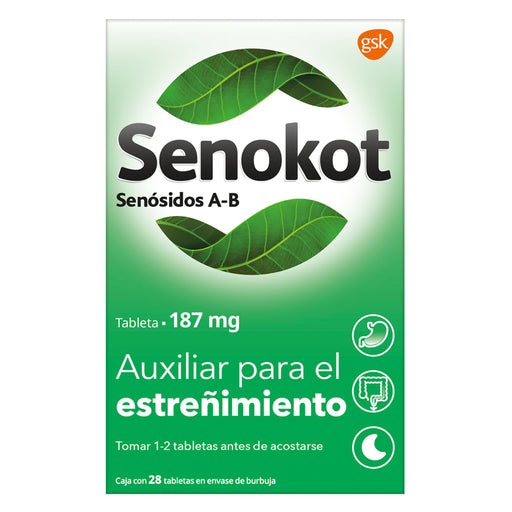 Senokot 8.6Mg Con 28 Tabletas (Senosidos A-B) 1 - 7501065013798