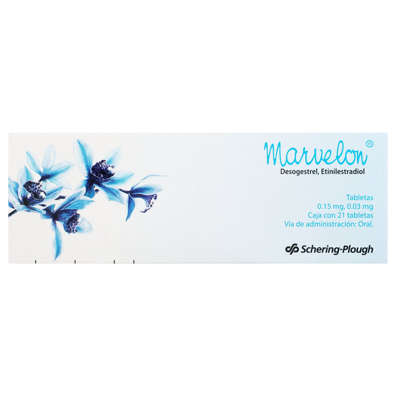 Marvelon 0.15Mg/0.03Mg Con 21 Tabletas (Desogestrel/Etinilestradiol) - WeCare Pharma